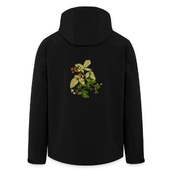 herbes thym romarin persil origan aneth - Veste softshell homme en polyester recyclé Stanley/Stella - noir - Dos - AI Model Male 185 light (185cm)