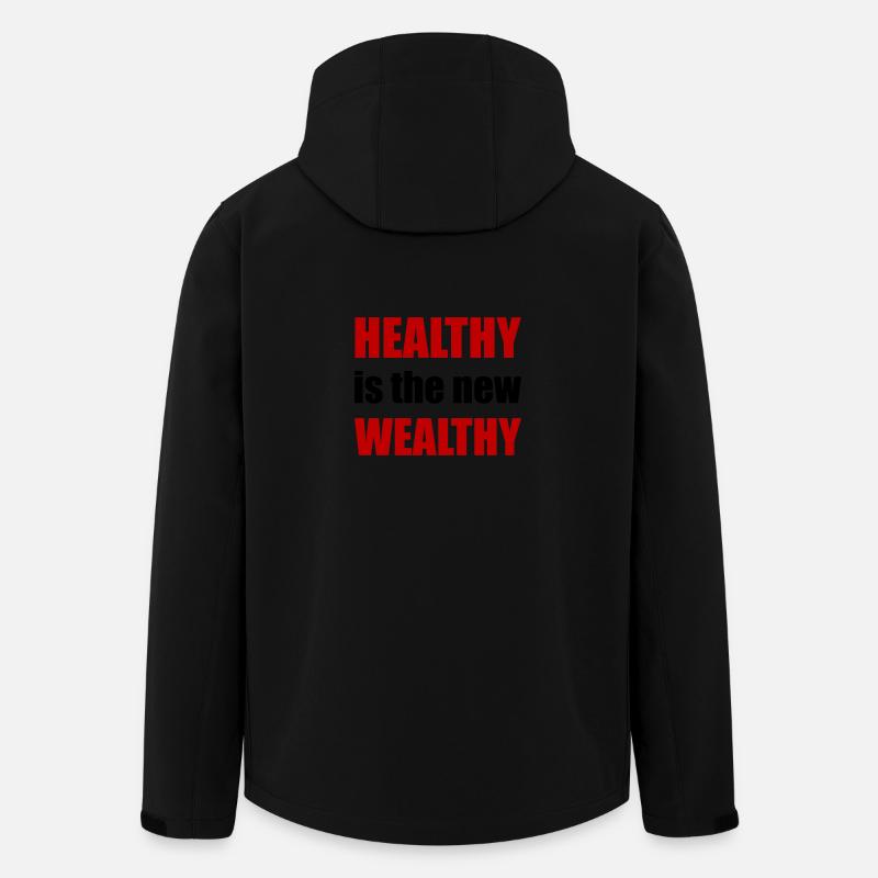 En bonne santé - Veste softshell homme en polyester recyclé Stanley/Stella - noir