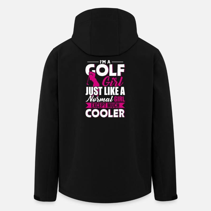Golferin - Recycelte Männer Softshell-Jacke von Stanley/Stella - Schwarz