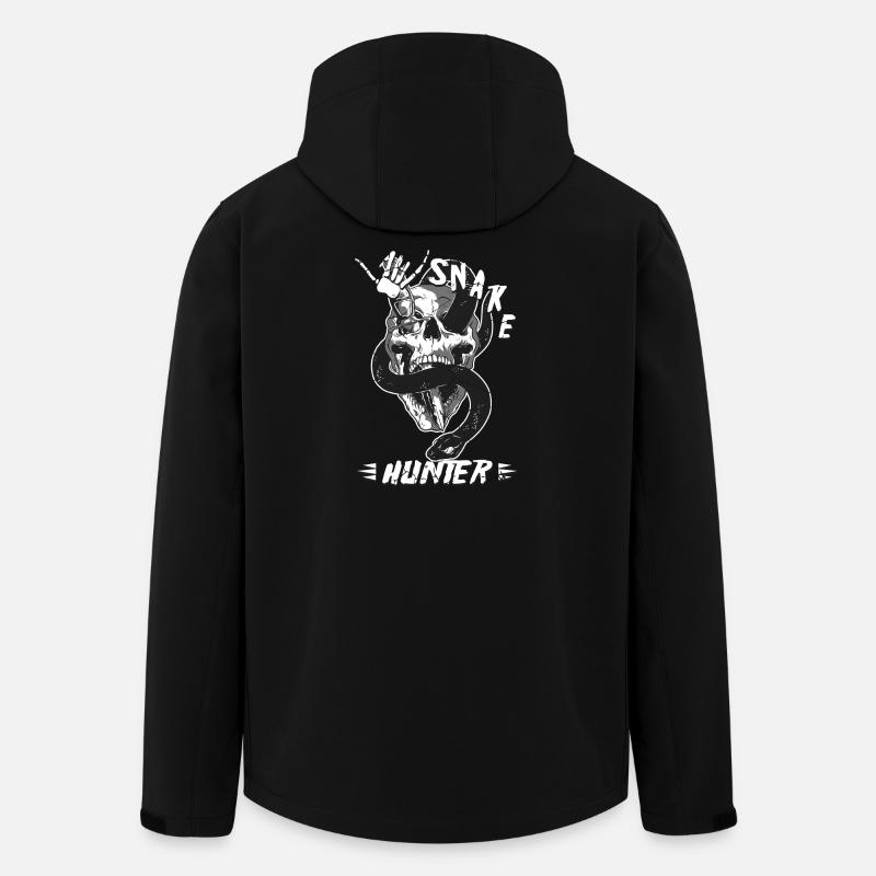 Schlangen Jäger - Recycelte Männer Softshell-Jacke von Stanley/Stella - Schwarz