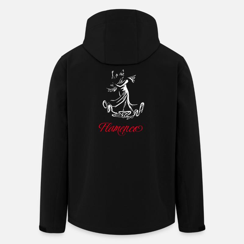 Flamingo (dunkel) - Recycelte Männer Softshell-Jacke von Stanley/Stella - Schwarz