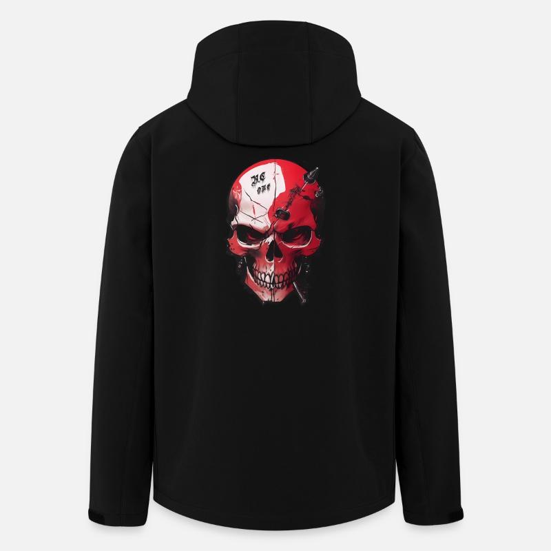 Skull with Evil Eye - Men’s Recycled Softshell Jacket by Stanley/Stella - black