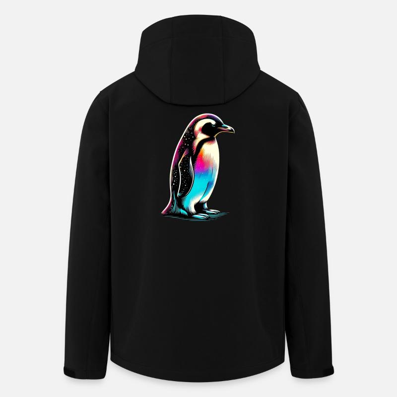 Penguin - Men’s Recycled Softshell Jacket by Stanley/Stella - black