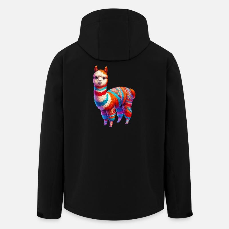 Alpaka - Recycelte Männer Softshell-Jacke von Stanley/Stella - Schwarz