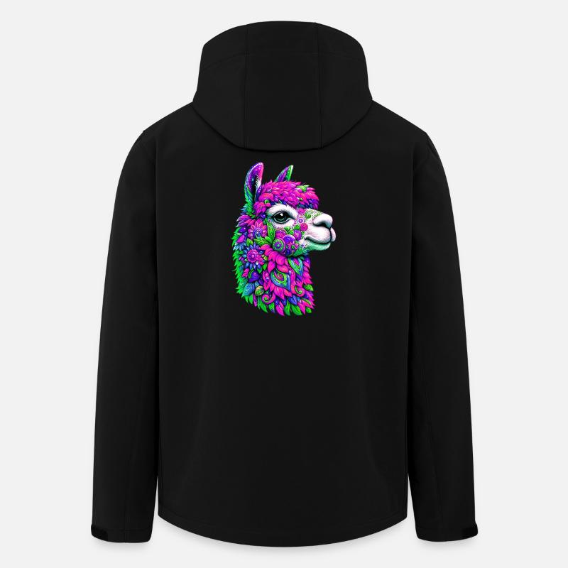 Alpaka - Recycelte Männer Softshell-Jacke von Stanley/Stella - Schwarz