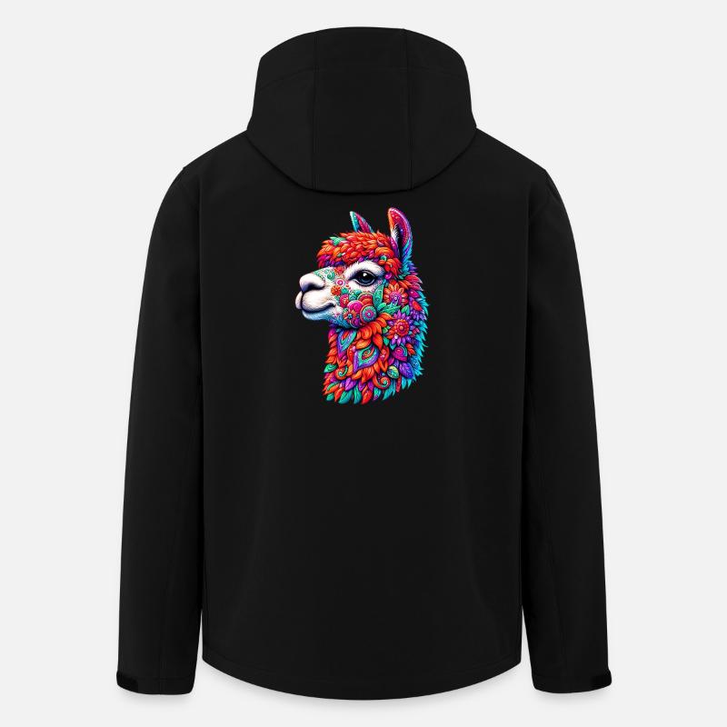 Alpaka - Recycelte Männer Softshell-Jacke von Stanley/Stella - Schwarz