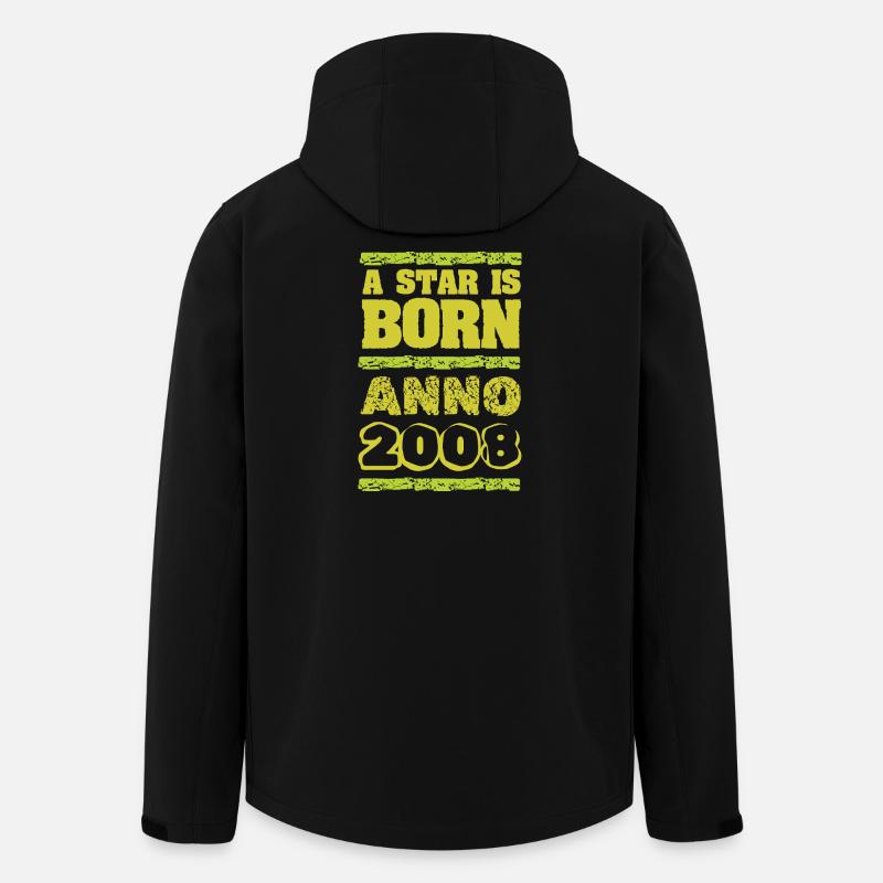 Star 2008 - Men’s Recycled Softshell Jacket by Stanley/Stella - black