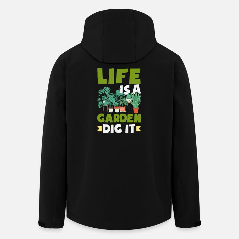 Garten- Und Pflanzenliebhaber Geschenke - Recycelte Männer Softshell-Jacke von Stanley/Stella - Schwarz