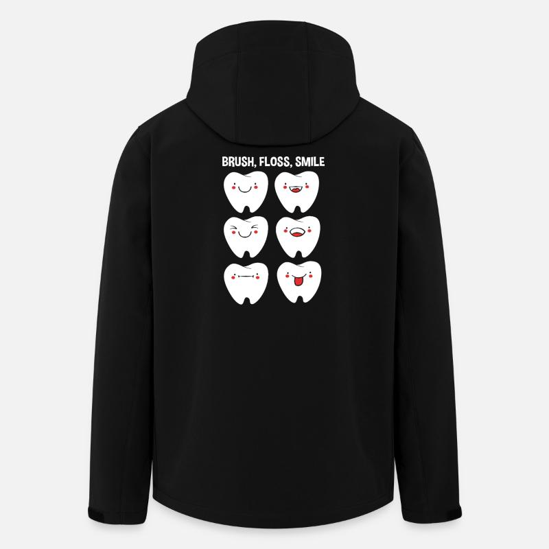 Rezeptionist Zahnarzt - Recycelte Männer Softshell-Jacke von Stanley/Stella - Schwarz