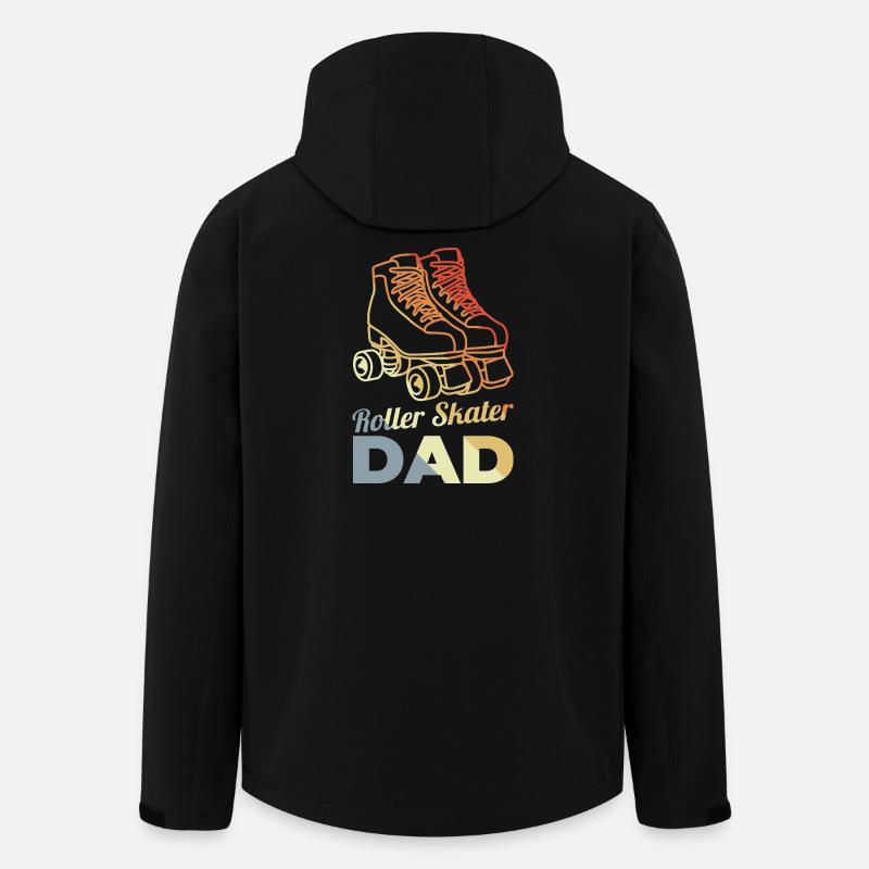 Roller skate dad - Men’s Recycled Softshell Jacket by Stanley/Stella - black