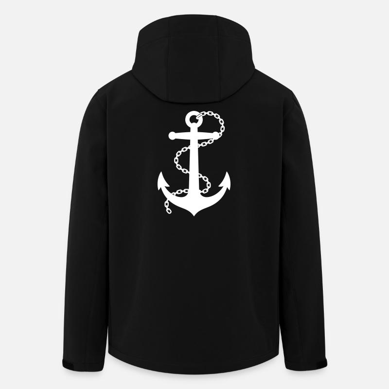 Anker - Recycelte Männer Softshell-Jacke von Stanley/Stella - Schwarz
