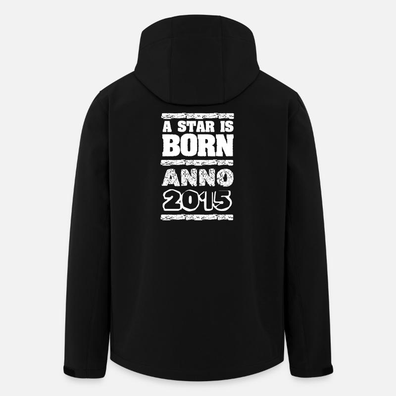 Année 2015 - Veste softshell homme en polyester recyclé Stanley/Stella - noir