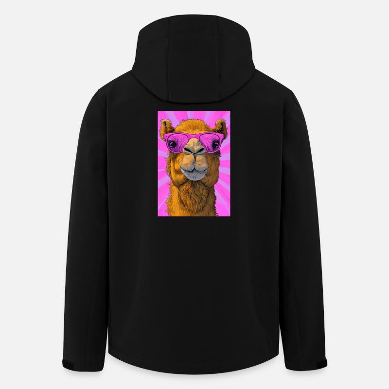 Kamel - Recycelte Männer Softshell-Jacke von Stanley/Stella - Schwarz