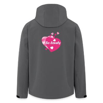 SO SCHÖN - Recycelte Männer Softshell-Jacke von Stanley/Stella - Schwarz - Hinten - AI Model Male 185 light (185cm)