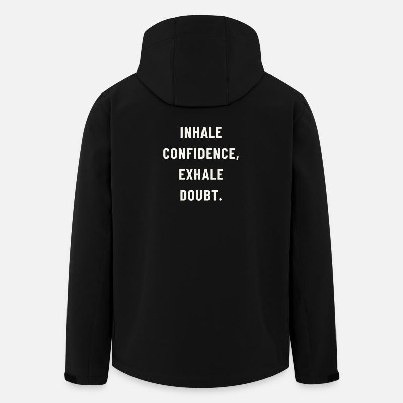 Atme Vertrauen ein - Recycelte Männer Softshell-Jacke von Stanley/Stella - Schwarz