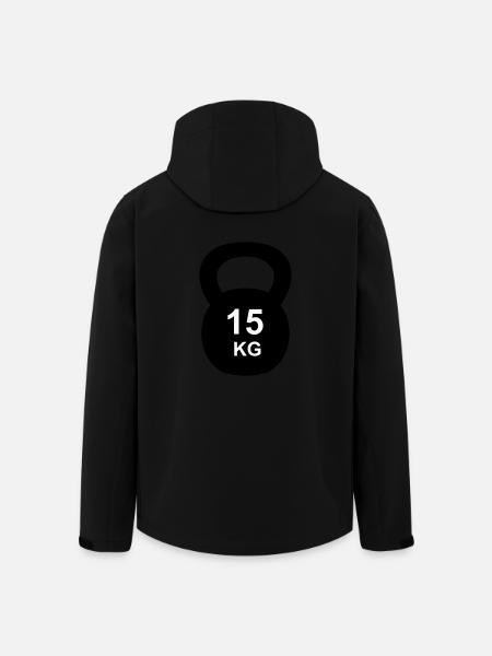 Kettlebell 10 kg - Men’s Recycled Softshell Jacket by Stanley/Stella - black