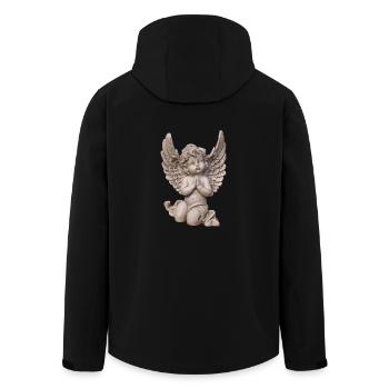 ange gardien avec des ailes comme un cadeau - Veste softshell homme en polyester recyclé Stanley/Stella - noir - Dos - AI Model Male 185 light (185cm)