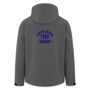 1956 Classic Limited Edition - Recycelte Männer Softshell-Jacke von Stanley/Stella - Schwarz - Hinten - AI Model Male 185 light (185cm)