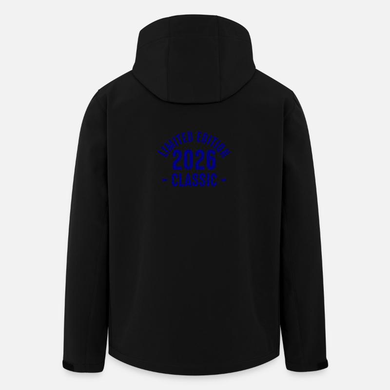 Limitierte 2026 Classic Typo - Recycelte Männer Softshell-Jacke von Stanley/Stella - Schwarz
