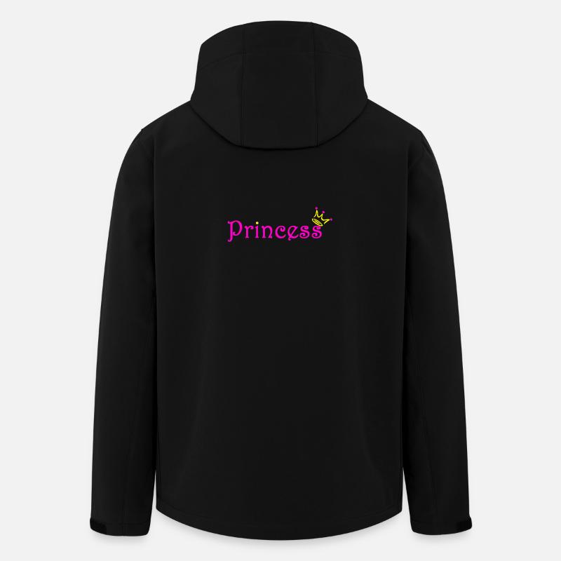 Prinzessin Glitzer Krone - Recycelte Männer Softshell-Jacke von Stanley/Stella - Schwarz