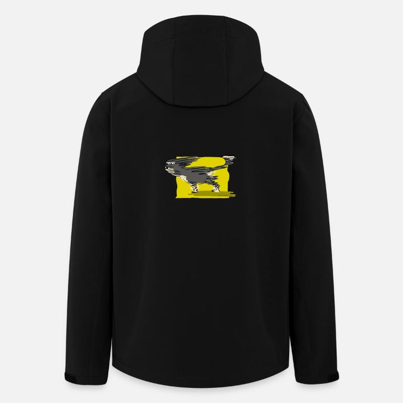 Vents contraires - Veste softshell homme en polyester recyclé Stanley/Stella - noir