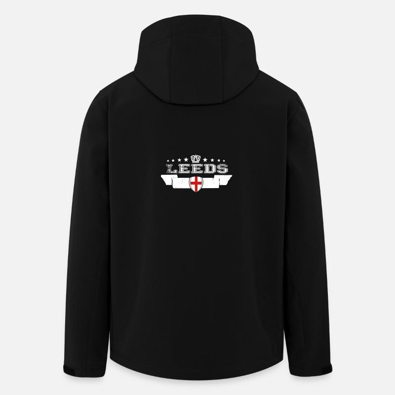 leeds - Recycelte Männer Softshell-Jacke von Stanley/Stella - Schwarz