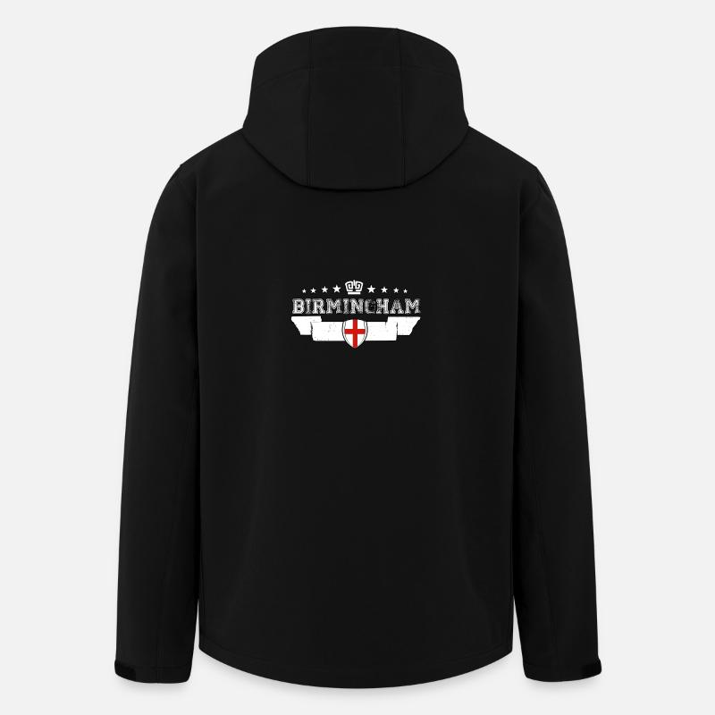 Birmingham - Recycelte Männer Softshell-Jacke von Stanley/Stella - Schwarz