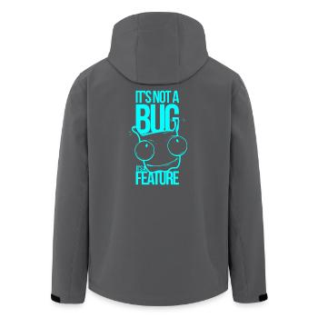 Ce n'est pas un bug c'est une fonctionnalité - Veste softshell homme en polyester recyclé Stanley/Stella - noir - Dos - AI Model Male 185 light (185cm)