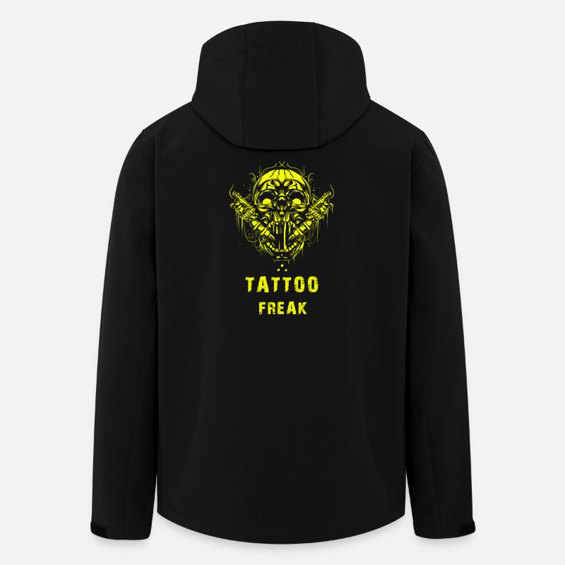 Tattoo Freak - Recycelte Männer Softshell-Jacke von Stanley/Stella - Schwarz
