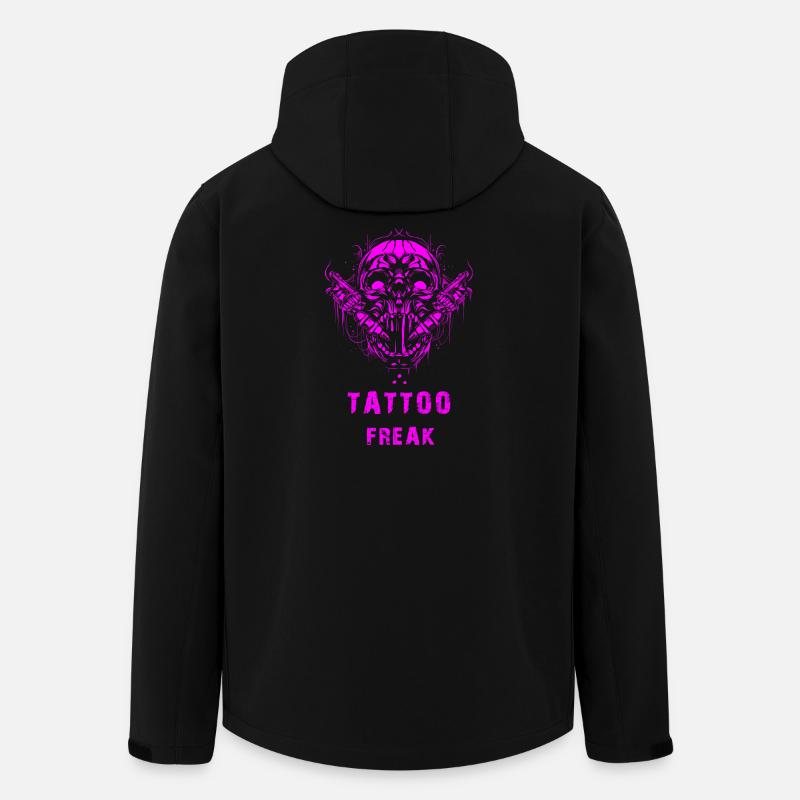 Tattoo Freak - Recycelte Männer Softshell-Jacke von Stanley/Stella - Schwarz