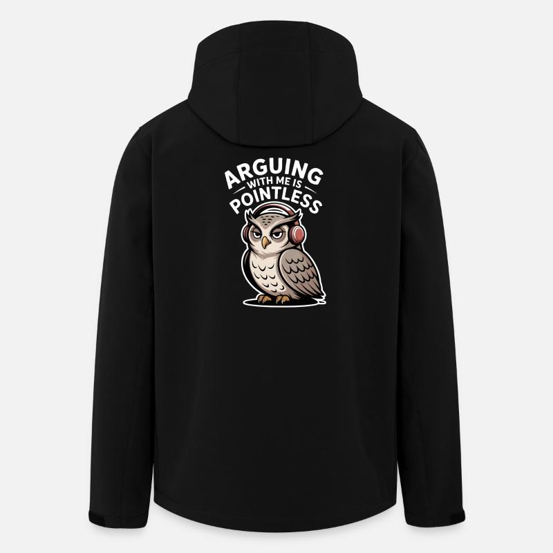 Arguing With Me Is Pointless - Men’s Recycled Softshell Jacket by Stanley/Stella - black