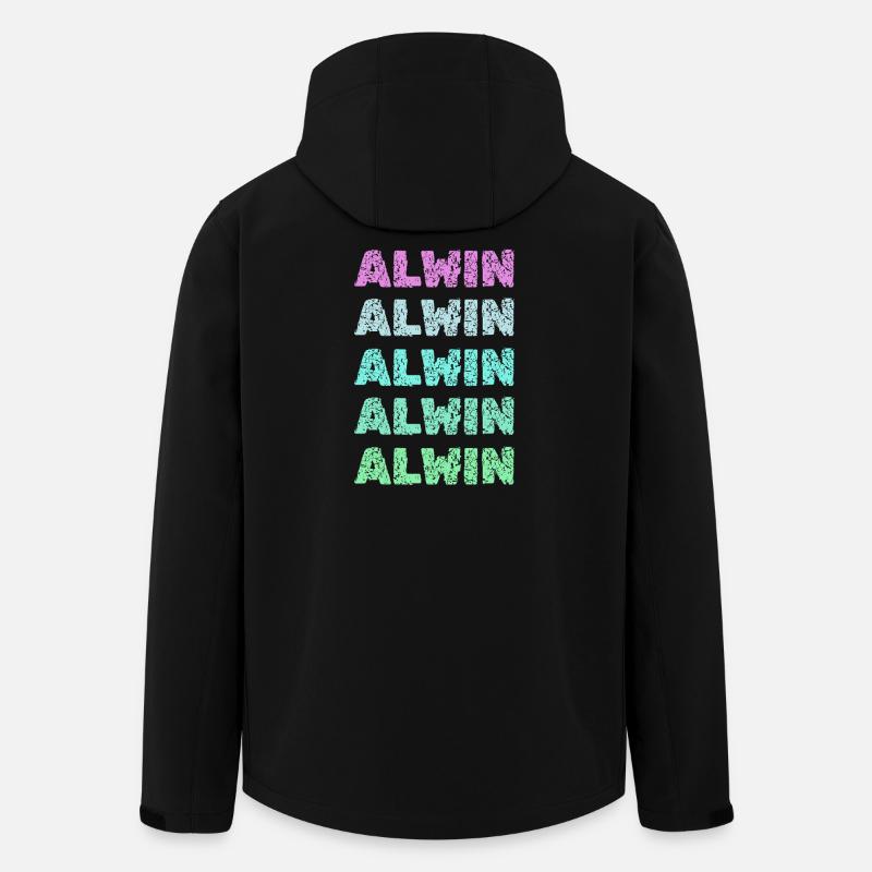 Alwin as Alwin - Men’s Recycled Softshell Jacket by Stanley/Stella - black