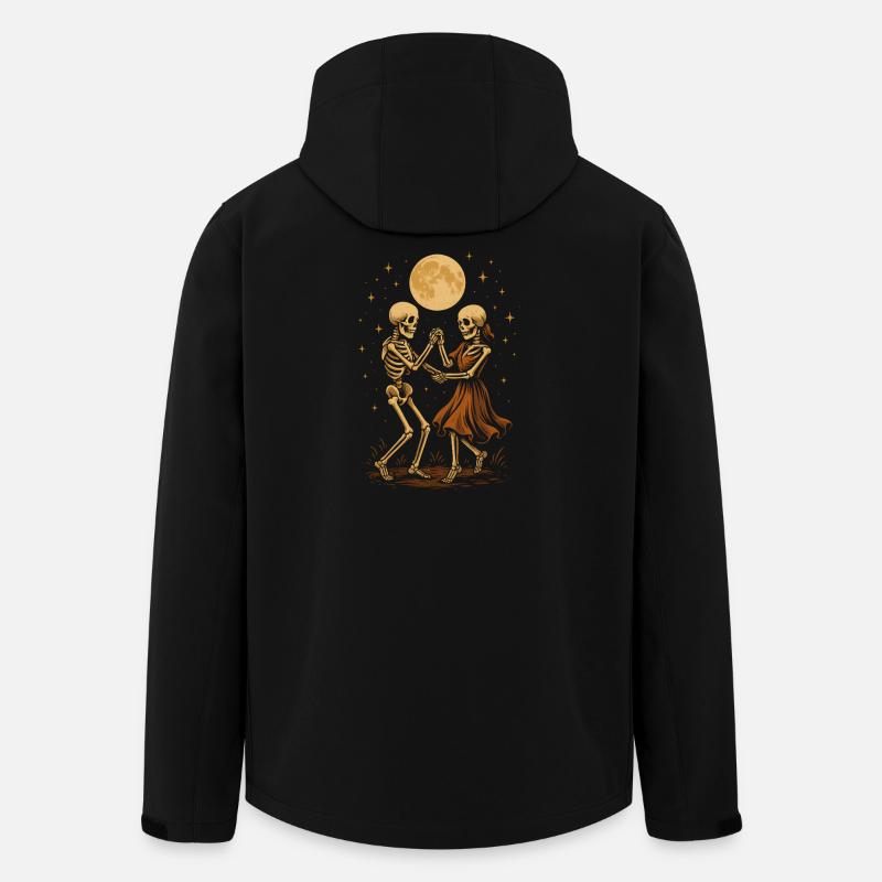 Danse mentale entre paires d’os - Veste softshell homme en polyester recyclé Stanley/Stella - noir