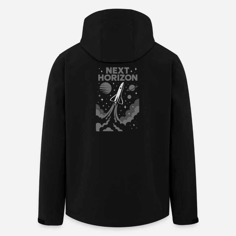 Next Horizon Rocket Expedition - Men’s Recycled Softshell Jacket by Stanley/Stella - black