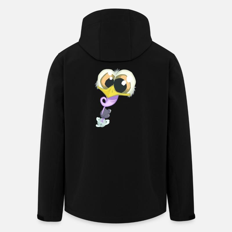 Space Ostrich - Veste softshell homme en polyester recyclé Stanley/Stella - noir