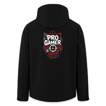Gamer No Luck Street Style - Veste softshell homme en polyester recyclé Stanley/Stella - noir - Dos - AI Model Male 185 light (185cm)