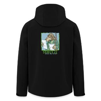 Sternzeichen - Schütze - Recycelte Männer Softshell-Jacke von Stanley/Stella - Schwarz - Hinten - AI Model Male 185 light (185cm)