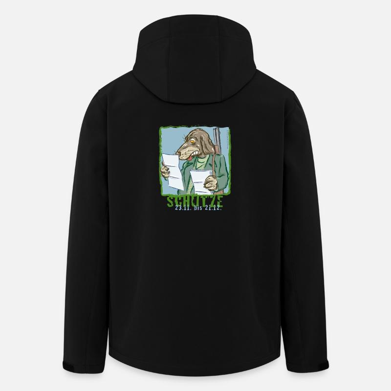 Sternzeichen - Schütze - Recycelte Männer Softshell-Jacke von Stanley/Stella - Schwarz