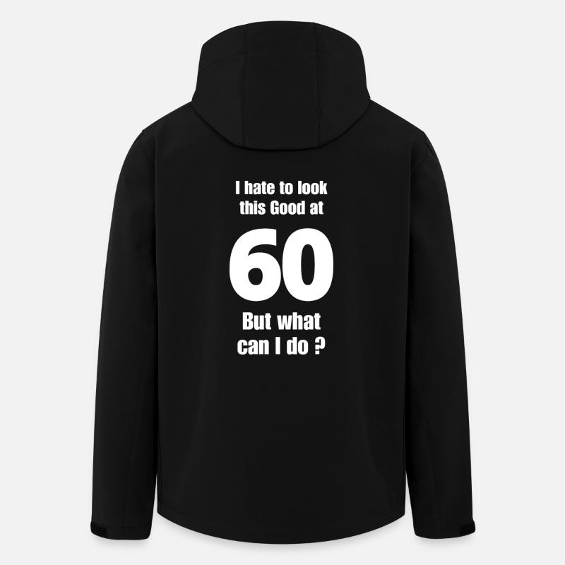 60e anniversaire - Veste softshell homme en polyester recyclé Stanley/Stella - noir