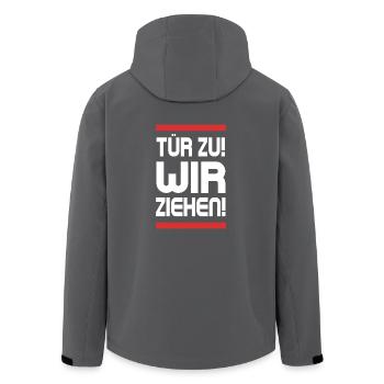 Mdma Drogen Spruch Lustig Speed Pepp Koks Kokain - Recycelte Männer Softshell-Jacke von Stanley/Stella - Anthrazit - Hinten - AI Model Male 185 light (185cm)
