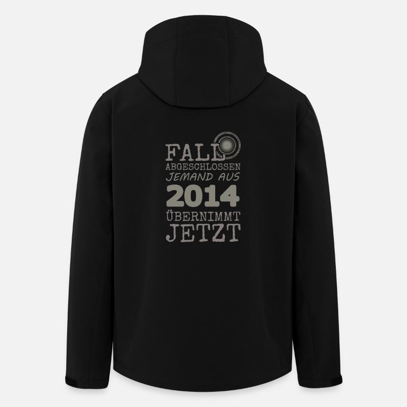 2014 - Recycelte Männer Softshell-Jacke von Stanley/Stella - Schwarz