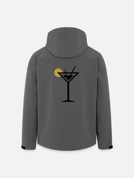 cocktail - Veste softshell homme en polyester recyclé Stanley/Stella - noir