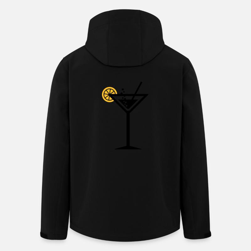 Cocktail - Recycelte Männer Softshell-Jacke von Stanley/Stella - Schwarz