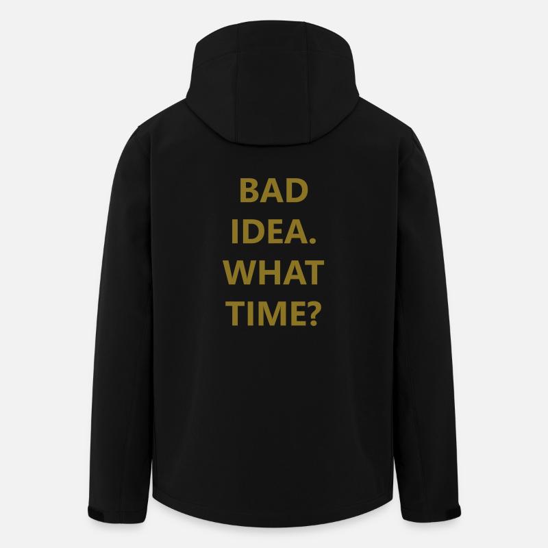 bad idea - Recycelte Männer Softshell-Jacke von Stanley/Stella - Schwarz