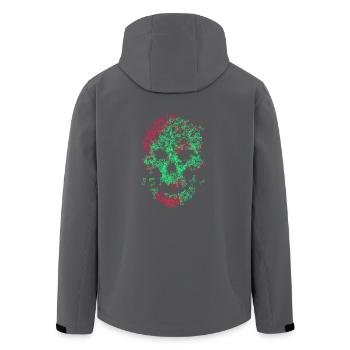 Skull of bones - Men’s Recycled Softshell Jacket by Stanley/Stella - black - Back - AI Model Male 185 light (185cm)
