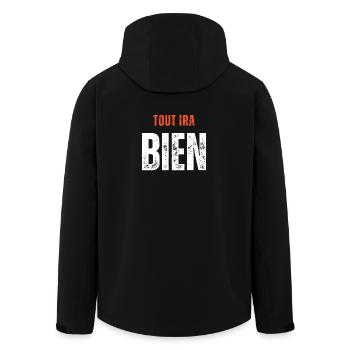EVERYTHING 2 1 copy - Veste softshell homme en polyester recyclé Stanley/Stella - noir - Dos - AI Model Male 185 light (185cm)