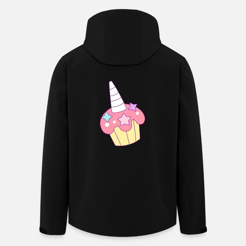 Einhornmuffin - Recycelte Männer Softshell-Jacke von Stanley/Stella - Schwarz