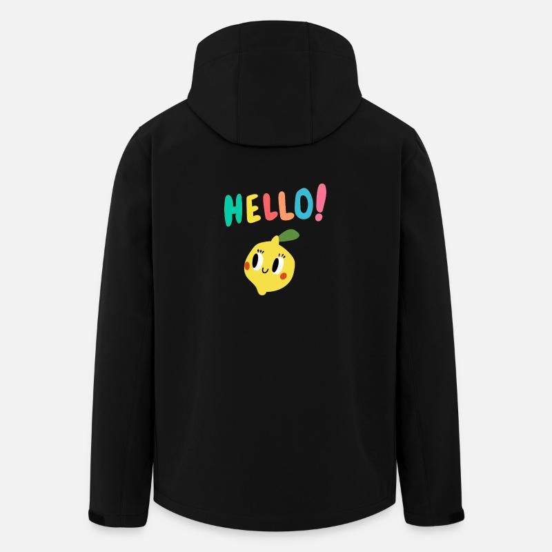 Fröhliches Zitronenshirt - Geschenkidee - Recycelte Männer Softshell-Jacke von Stanley/Stella - Schwarz
