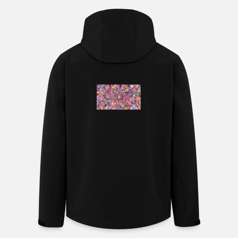 Bitcoin Bazooka – PopArt 4 - Recycelte Männer Softshell-Jacke von Stanley/Stella - Schwarz