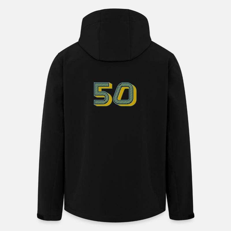 Nummer 50 des modernen Horoskops - Recycelte Männer Softshell-Jacke von Stanley/Stella - Schwarz